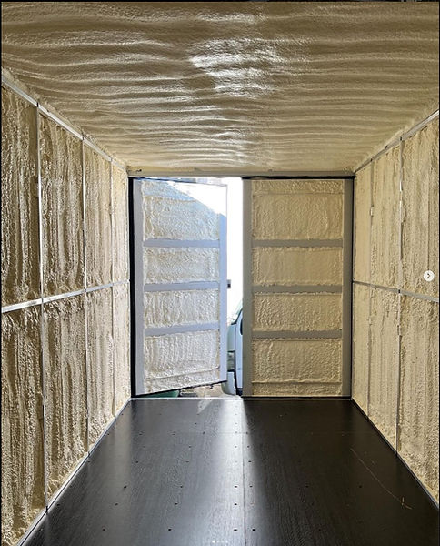 shipping container foam insulation